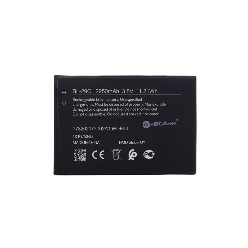 Батарея Nokia BL-29CI C10 TA-1342 C20 TA-1339 TA-1348 TA-1352 TA-1356 C21 TA-1356 TA-1352 G OCA Pro 2950 mAh
