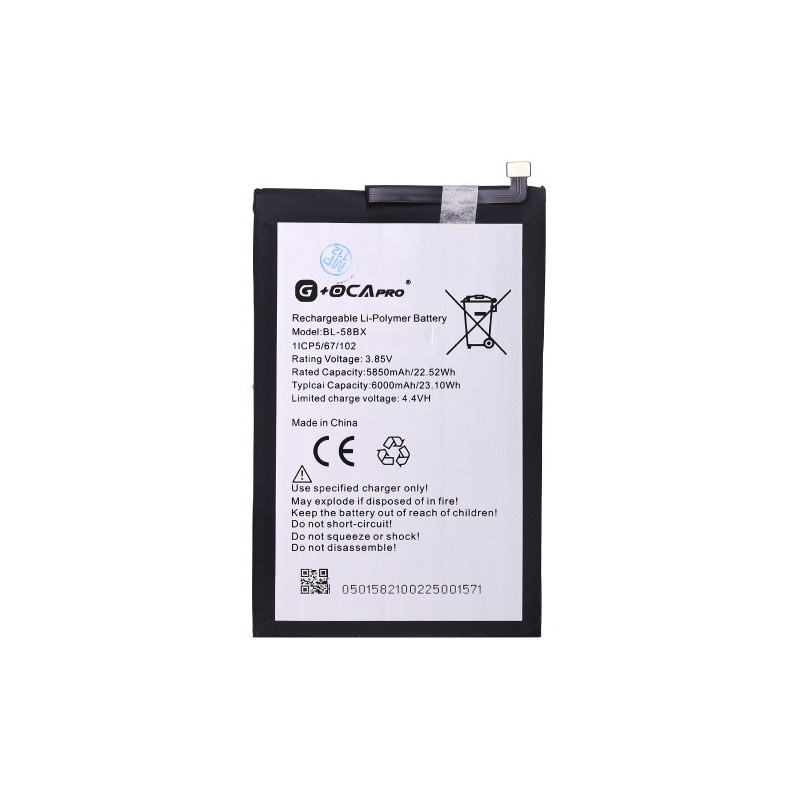 Батарея Infinix BL-58BX Hot 9 X680 X680B X680C 10 X688C X688B 11 12 X6817 X6816C X6816 20 G OCA Pro 6000 mAh Батарея Infinix BL-58BX Hot 9 X680 X680B X680C 10 X688C X688B 11 12 X6817 X6816C X6816 20 G OCA Pro 6000 mAh