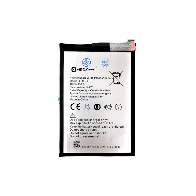 Батарея Infinix BL-49GX Hot 11S X6812 X6812B 12 Pro X668C G OCA Pro 5000 mAh Батарея Infinix BL-49GX Hot 11S X6812 X6812B 12 Pro X668C G OCA Pro 5000 mAh
