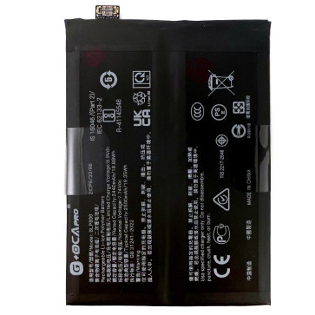 Батарея OnePlus BLP899 10 Pro G OCA Pro NE2210 NE2211 NE2213 NE2215 NE2217 5000 mAh