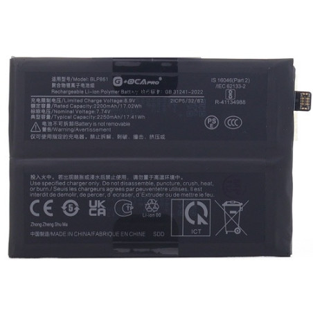 Батарея OnePlus BLP861 9RT Nord 2 5G Nord 2T G OCA Pro 4500 mAh
