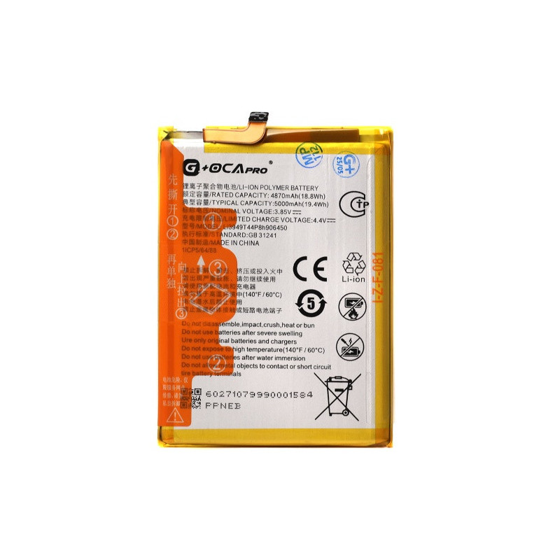 Батарея ZTE Li3949T44P8h906450 Blade 20 Smart Blade V2020 Smart 8010 Blade V30 V30 Vita G OCA Pro 5000 mAh