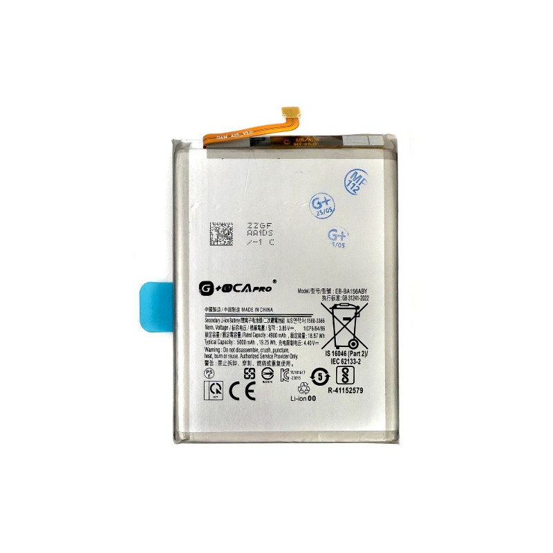Батарея Samsung EB-BA156ABY Galaxy A15 4G SM-A155F SM-A155F DSN SM-A155M SM-A155M/DS SM-A155P SM-A155R A155 OCA 5000 mAh Батарея Samsung EB-BA156ABY Galaxy A15 4G SM-A155F SM-A155F DSN SM-A155M SM-A155M/DS SM-A155P SM-A155R A155 OCA 5000 mAh