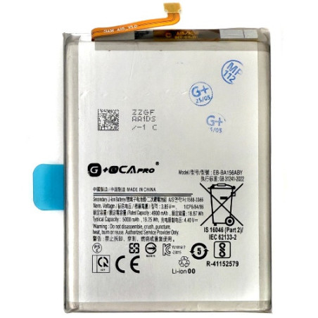 Батарея Samsung EB-BA156ABY Galaxy A15 4G SM-A155F SM-A155F DSN SM-A155M SM-A155M/DS SM-A155P SM-A155R A155 OCA 5000 mAh