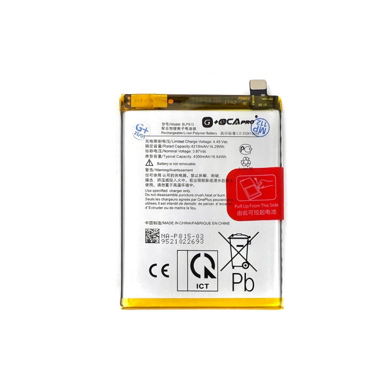 Батарея OnePlus BLP815 Nord N10 G OCA Pro 4300 mAh BE2029 BE2025 BE2026 BE2028 Батарея OnePlus BLP815 Nord N10 G OCA Pro 4300 mAh BE2029 BE2025 BE2026 BE2028