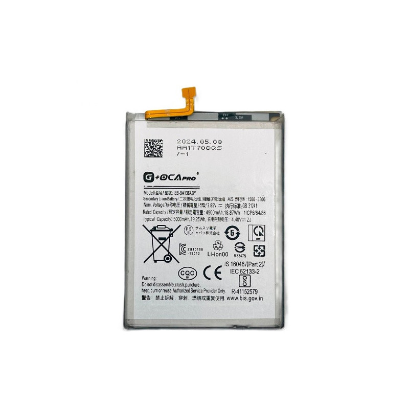 Батарея Samsung EB-BA136ABY Galaxy A13 5G SM-A136U SM-A136U1 SM-A136W SM-A136B SM-S136DL A136 M13 5G SM-M136B 5000 mAh