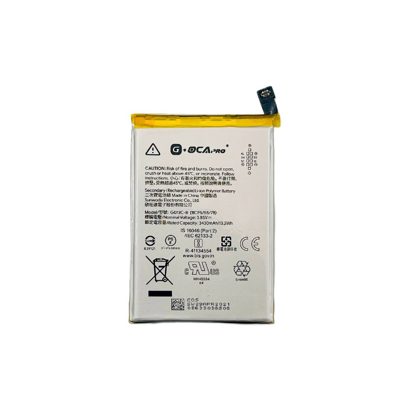 Батарея Google G013C-B Pixel 3 XL G OCA Pro 3430 mAh