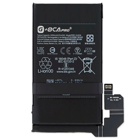 Батарея Google GUKD8 Pixel 8 Pro GC3VE G1MNW G OCA Pro 5050 mAh
