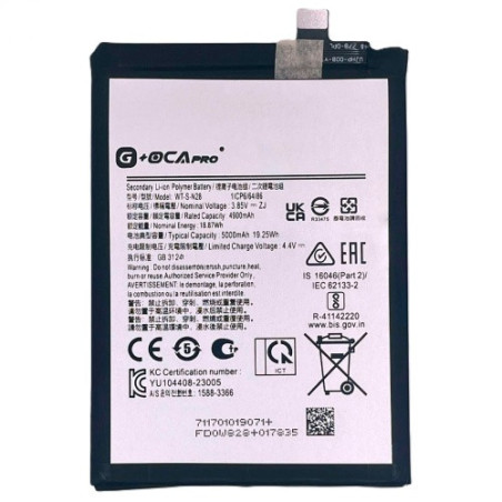 Батарея Samsung WT-S-N28 Galaxy A05 SM-A055F SM-A055F DS SM-A055M SM-A055M DS A055F G OCA Pro 5000 mAh