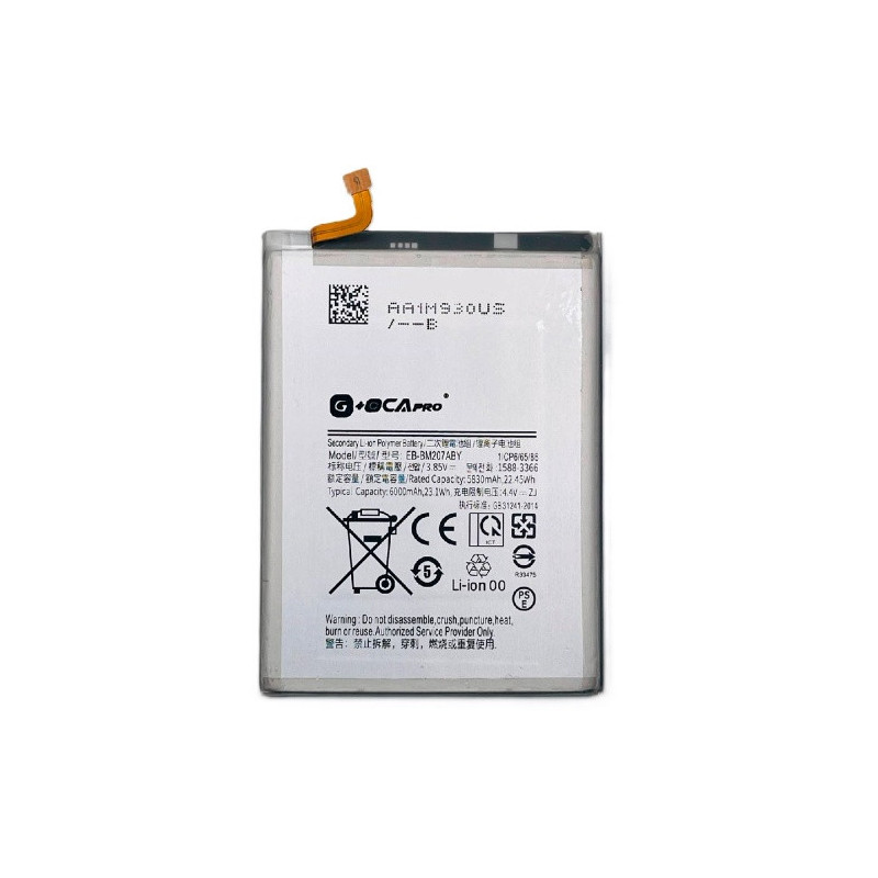 Батарея Samsung EB-BM207ABY G OCA Pro Galaxy M20s M207F M21 M215F M21s M30s M307 M31 M315 M12 M127F 6000 mAh
