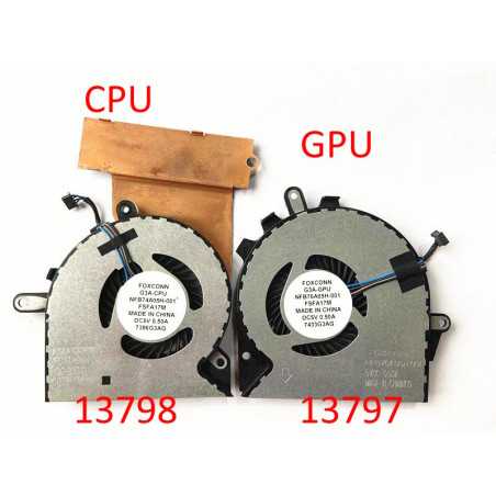Вентилятор для ноутбука HP Omen 15-CE 17-AN GPU FAN 929456-001 G3A-GPU 929456 001 CE 17 AN 15 G3A GPU