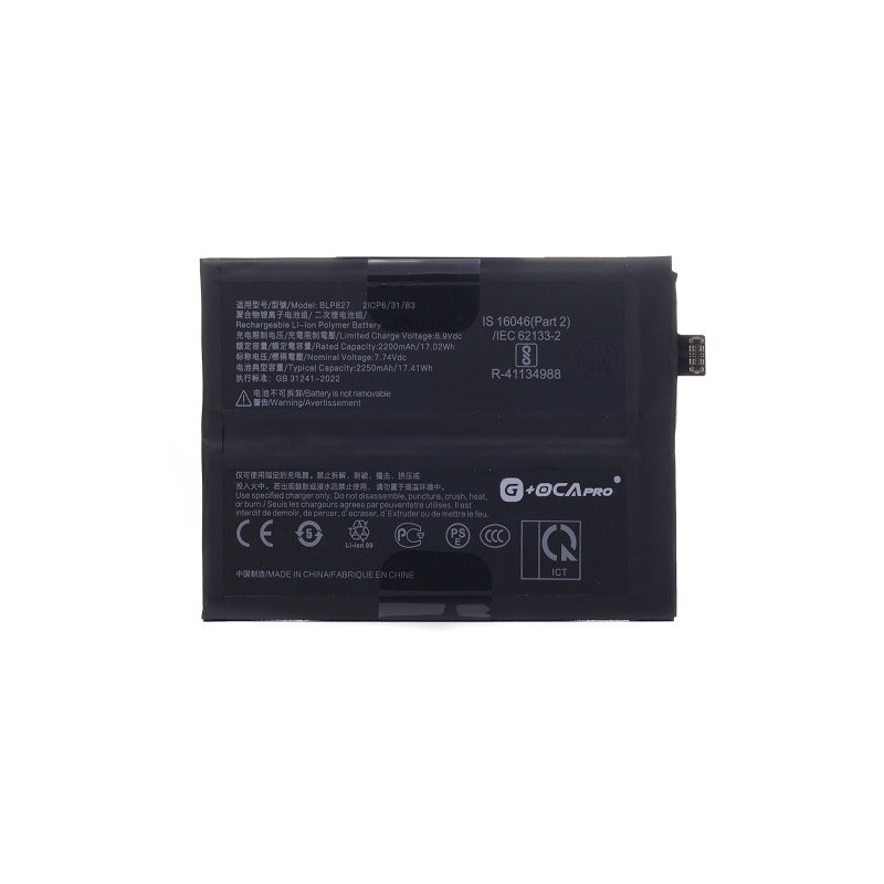Батарея OnePlus BLP827 9 Pro LE2121 LE2125 LE2123 LE2120 LE2127 G OCA Pro 4500 mAh Батарея OnePlus BLP827 9 Pro LE2121 LE2125 LE2123 LE2120 LE2127 G OCA Pro 4500 mAh