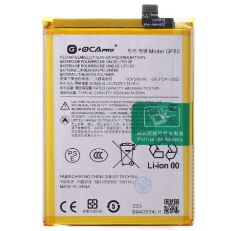Батарея Motorola QF50 Moto G34 XT2363-2 Moto G04 XT2421-2 G04s XT2421-8 Moto G Play 2024 G OCA Pro 5000 mAh