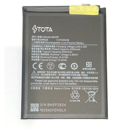 Батарея Xiaomi BN5P Redmi Note 13 4G 23129RAA4G 23124RA7EO 13 5G 2312DRAABG 2312DRAABI TOTA 5000 mAh