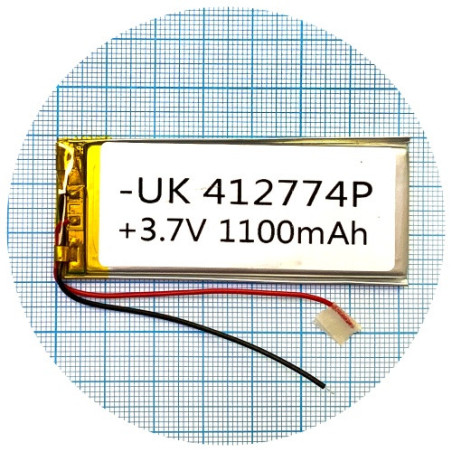Батарея 70x25x3 1100 mAh 3.7V
