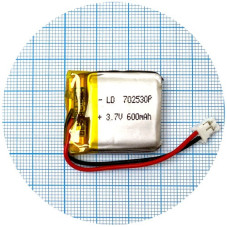 Батарея 30х25х7 мм 600 mAh 3.7V