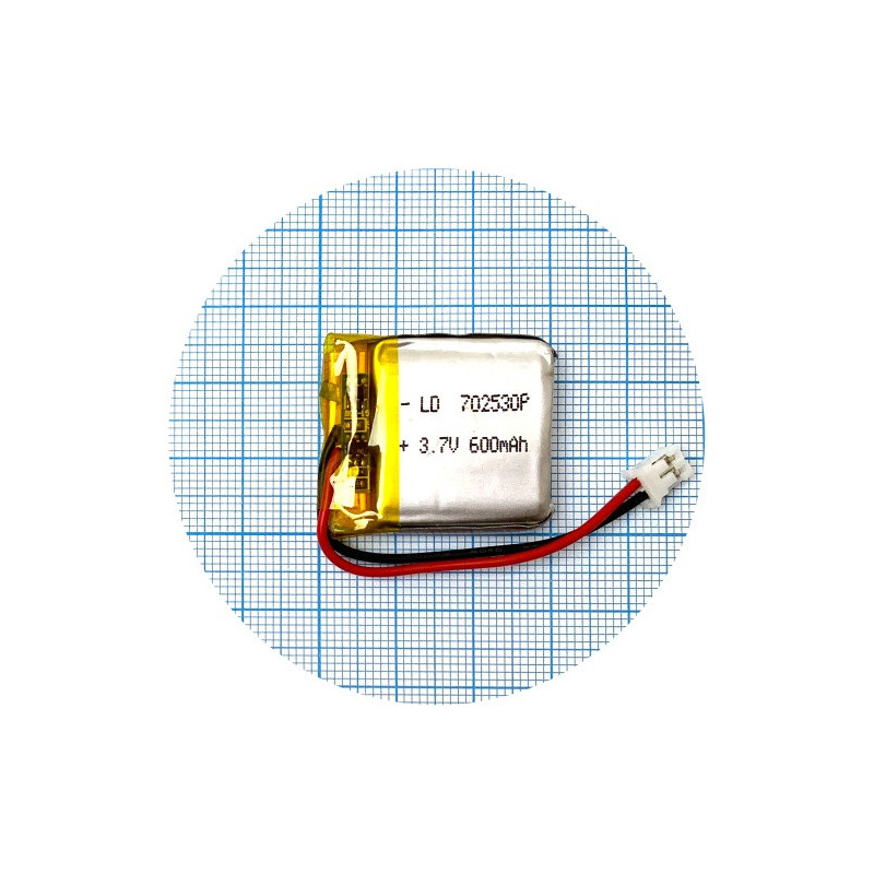 Батарея 30х25х7 мм 600 mAh 3.7V