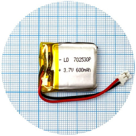 Батарея 30х25х7 мм 600 mAh 3.7V