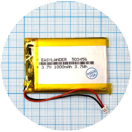Батарея 53х33х5 мм 1000 mAh 3.7V
