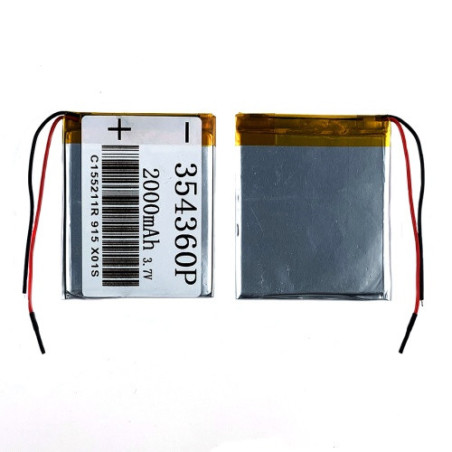 Батарея 59х41х4 мм 2000 mAh 3.7 V