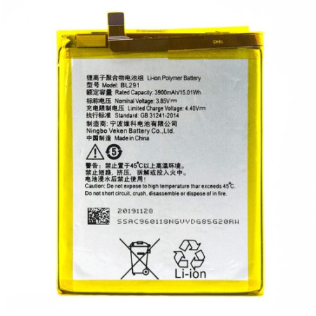 Батарея Lenovo BL291 A5 L18021 L18081 L18011 3900 mAh