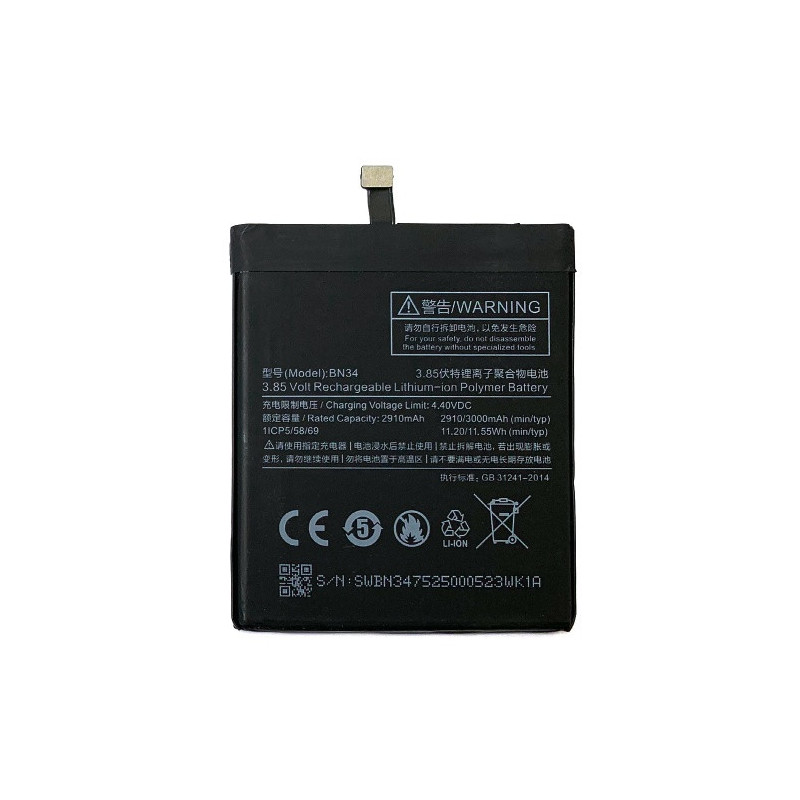 Батарея Xiaomi BN34 AAA Redmi 5A MCG3B MCI3B