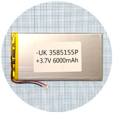 Батарея 153х80х3 мм 6000 mAh 3.7 V