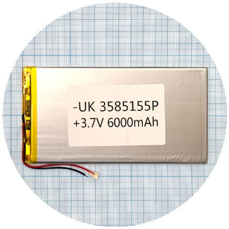 Батарея 153х80х3 мм 6000 mAh 3.7 V