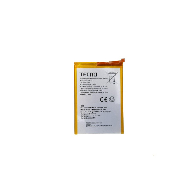 Батарея Tecno BL-39LT Spark 4 KC8 Spark 4 Lite KC8S Camon 12 12 Air AAA