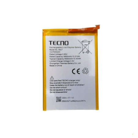 Батарея Tecno BL-39LT Spark 4 KC8 Spark 4 Lite KC8S Camon 12 12 Air AAA