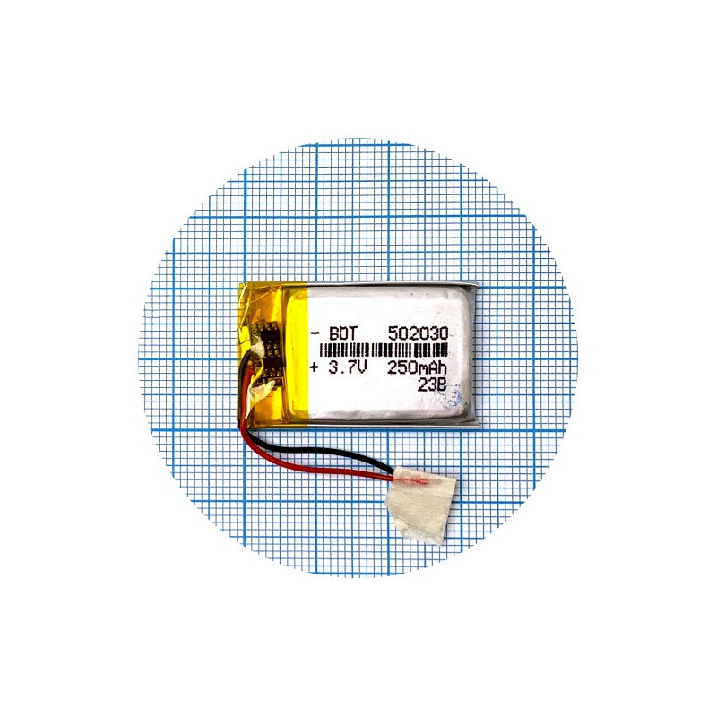 Батарея 32х19х4.5 мм 250 mAh 3.7V Батарея 32х19х4.5 мм 250 mAh 3.7V