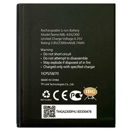 Батарея TP-Link NBL-43A2300 Neffos C5A TP703 C5S TP704