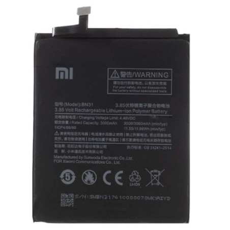 Батарея Xiaomi BN31 AAA Mi A1 Mi 5X Redmi Note 5A Note 5A Prime Redmi S2 MDG2 MDI2 MDI6S