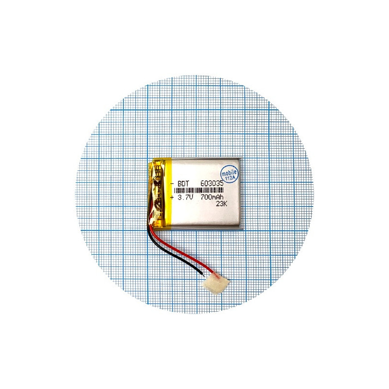 Батарея 36х29х5 мм 700 mAh 3.7V