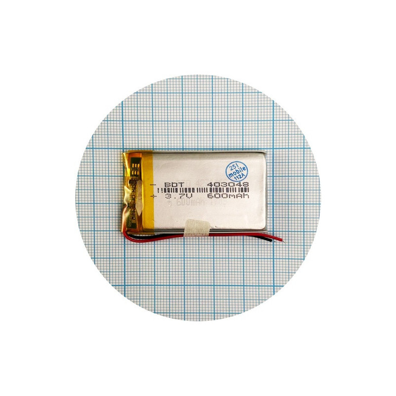 Батарея 47х30х4 мм 700 mAh 3.7 V