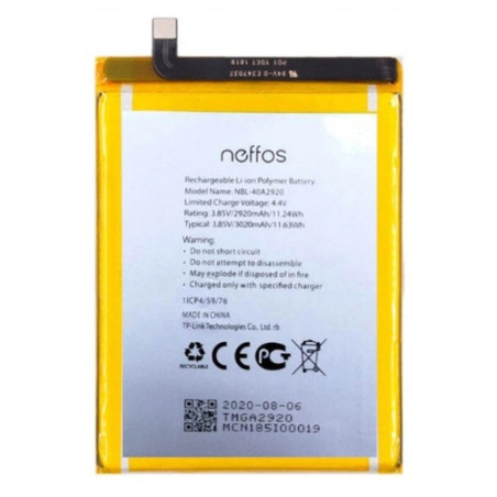 Батарея TP-Link NBL-40A2920 Neffos C9A 2920 mAh