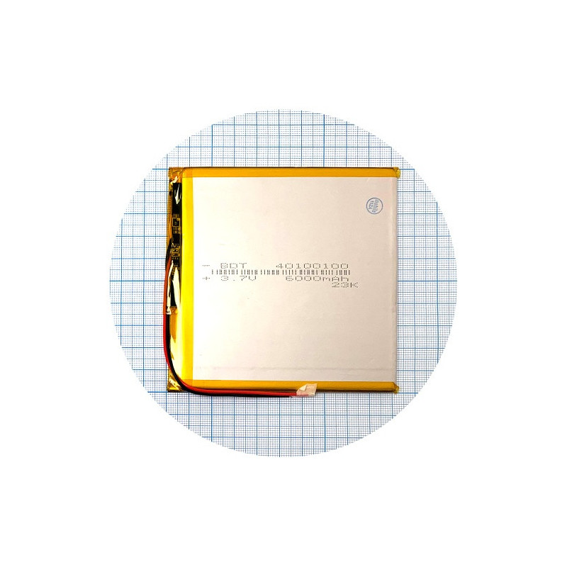 Батарея 108х103х3 мм 6000 mAh 3.7V