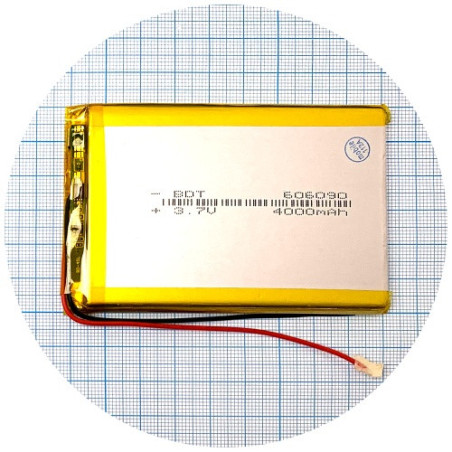 Батарея 90x61x6 мм 4000 mAh 3.7V