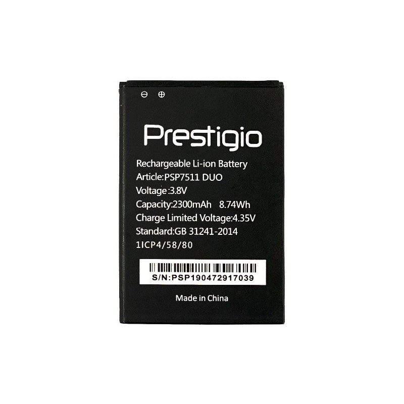 Батарея Prestigio PSP7511 Muze B7 AAA