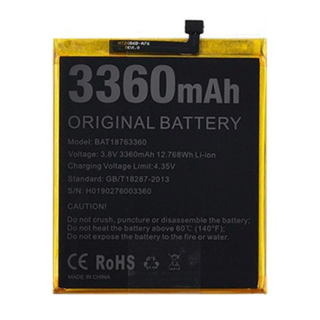 Батарея Doogee N10 3360 mAh