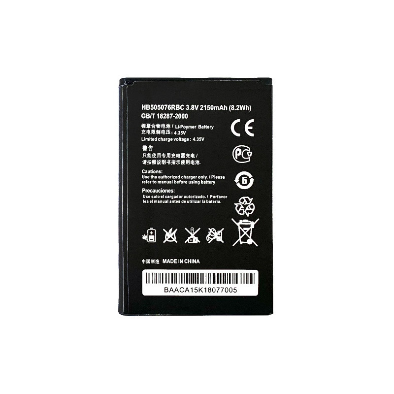 Батарея Huawei HB505076RBC LUA-U22 G610-U10 G606 G700-U10 G710 G710 C8815 U610 Y600-20 2150 mAh