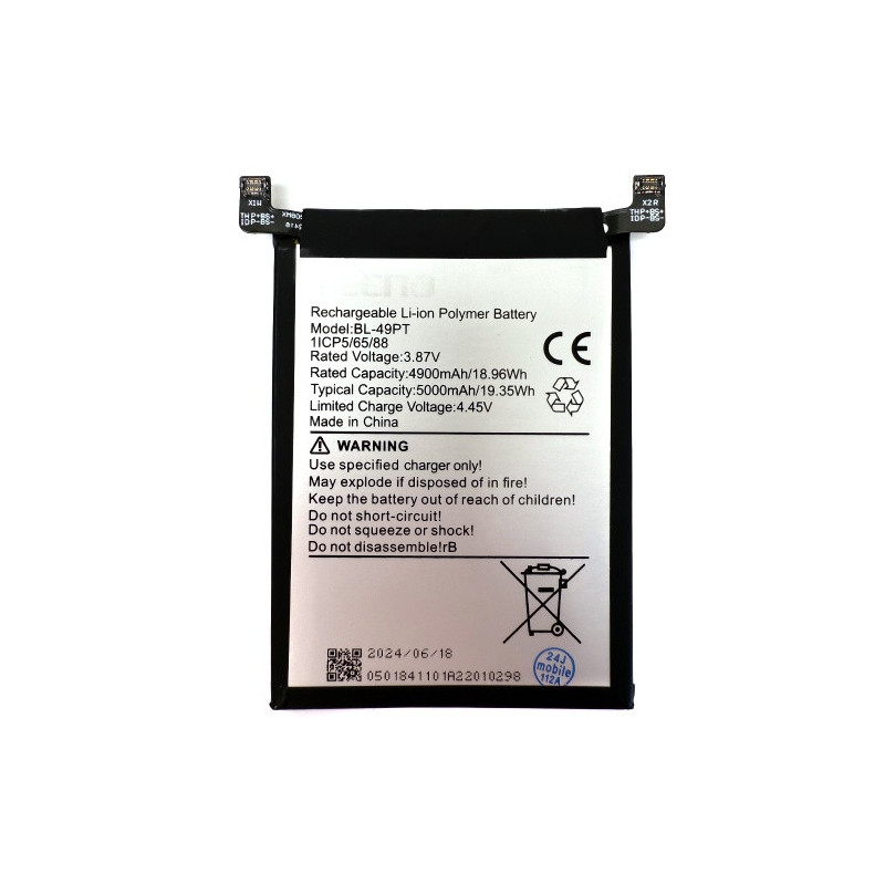 Батарея Tecno BL-49PT Pova 5 Pro LH8n 5000 mAh Батарея Tecno BL-49PT Pova 5 Pro LH8n 5000 mAh