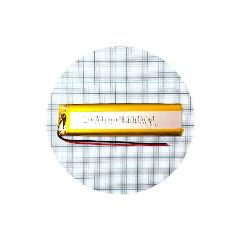 Батарея 111х29х7 мм 3000 mAh 3.7V Батарея 111х29х7 мм 3000 mAh 3.7V