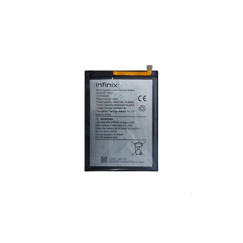 Батарея Infinix BL-49HX Hot 20 5G AAA X666 X666B Батарея Infinix BL-49HX Hot 20 5G AAA X666 X666B