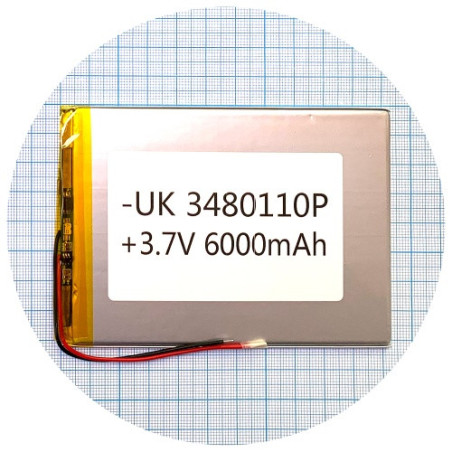 Батарея 112x77.5x4 6000 mAh