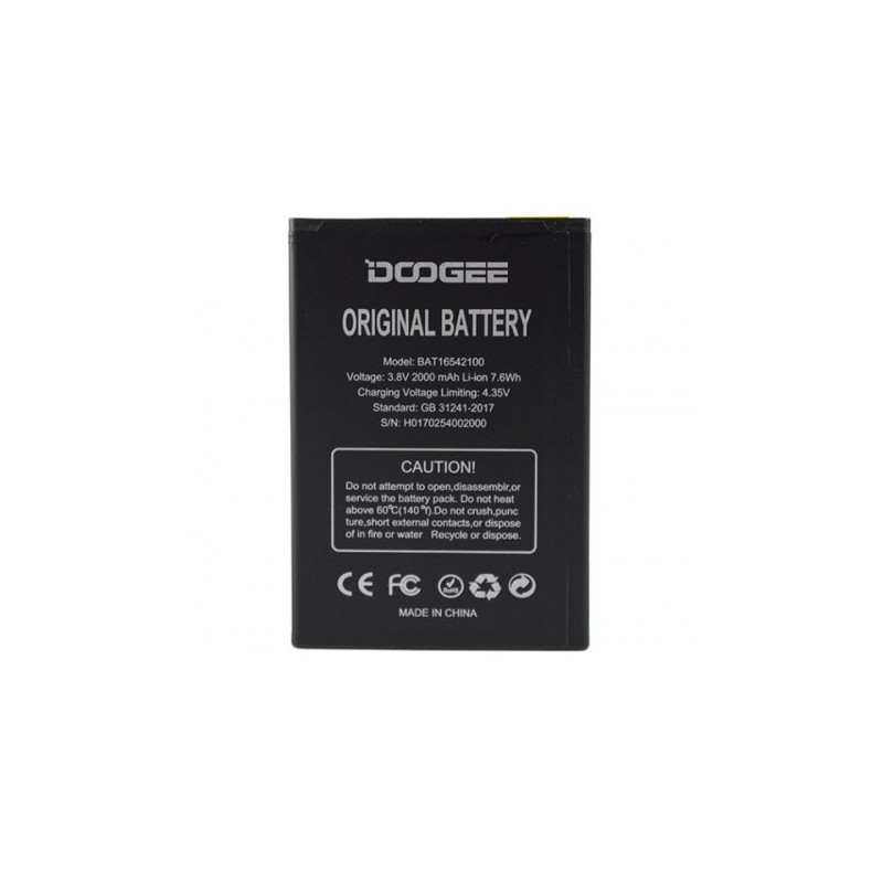 Батарея Doogee X9 Mini BAT16542100 2000 mAh Батарея Doogee X9 Mini BAT16542100 2000 mAh