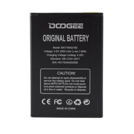 Батарея Doogee X9 Mini BAT16542100 2000 mAh