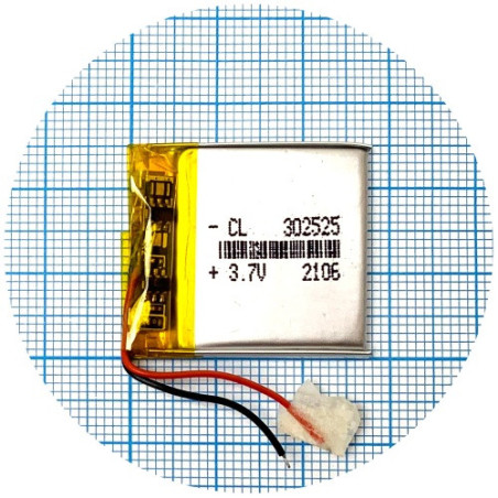 Батарея 27.5х26х3 мм 300 mAh 3.7V