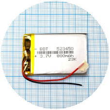 Батарея 51х35х5 мм 800 mAh 3.7V