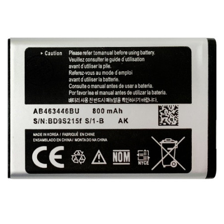 Батарея Samsung AB463446BU AAA B110 B130 B220 B300 B320 B520 C120 C130 C140 C160 C240 ​​C250 C260 C270 C300 C3010